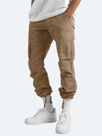 Men's Relaxed Fit Cargo Pants in khaki