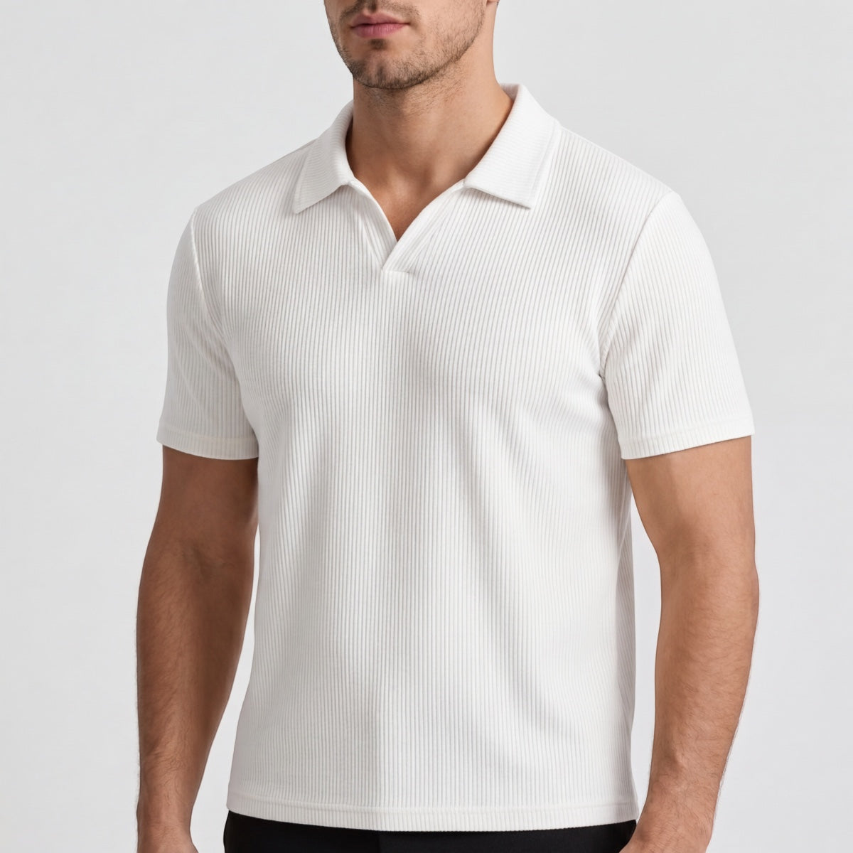 Men's Slim Fit Johnny Collar Polo