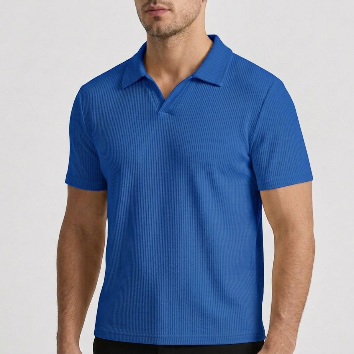 Men's Slim Fit Johnny Collar Polo
