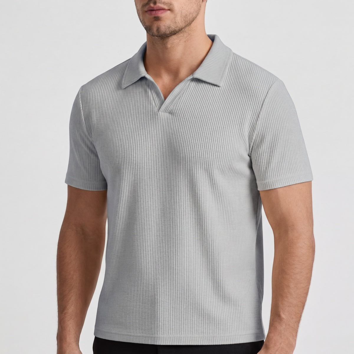 Men's Slim Fit Johnny Collar Polo
