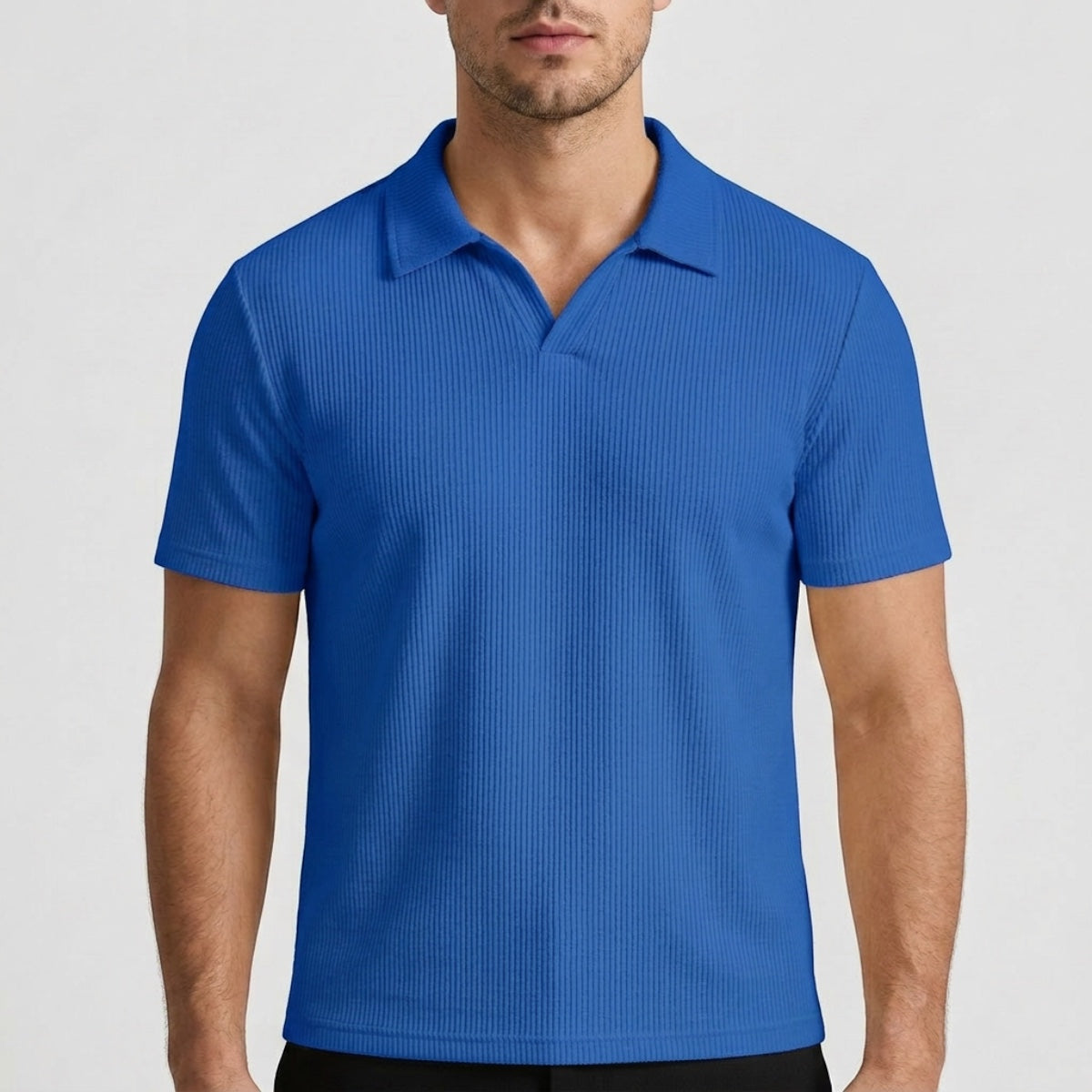Men's Slim Fit Johnny Collar Polo