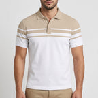 Men's Striped Classic Polo