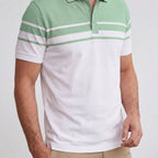 Men's Striped Classic Polo