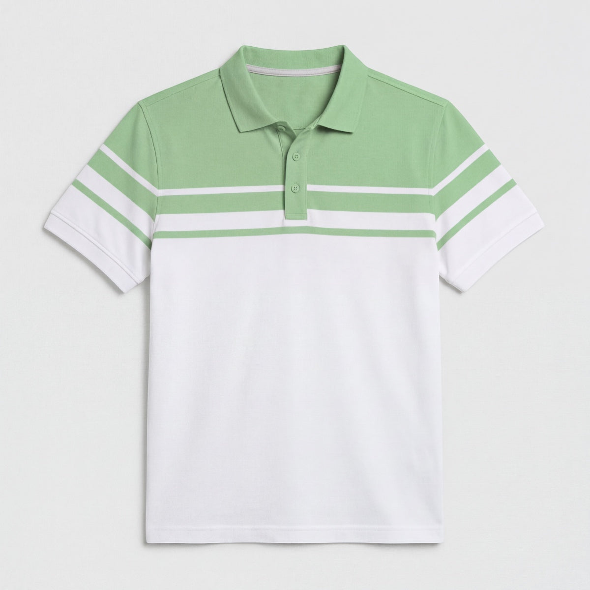 Men's Striped Classic Polo