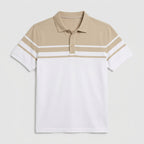 Men's Striped Classic Polo