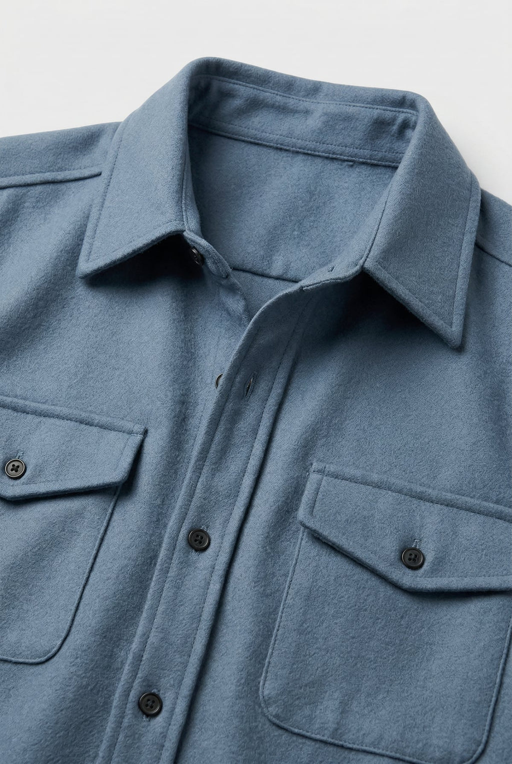 men's casual overshirt in light blue
