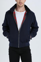 men's classic harrington jacket in dark navy