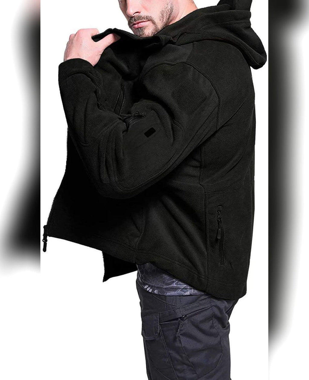 men's full-zip outdoor fleece jacket