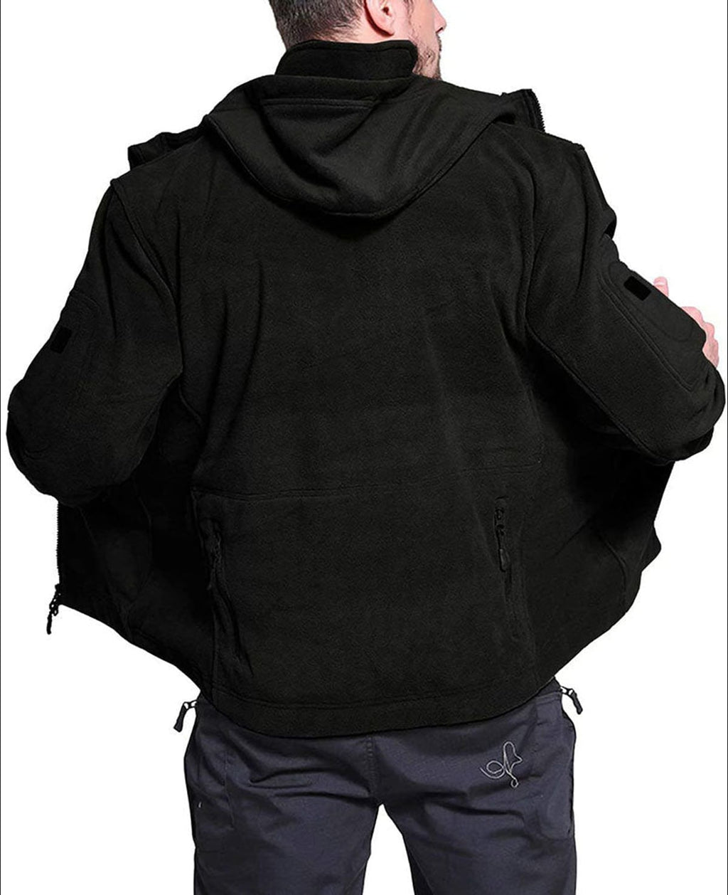 men's full-zip outdoor fleece jacket