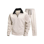 men's half-zip lounge set