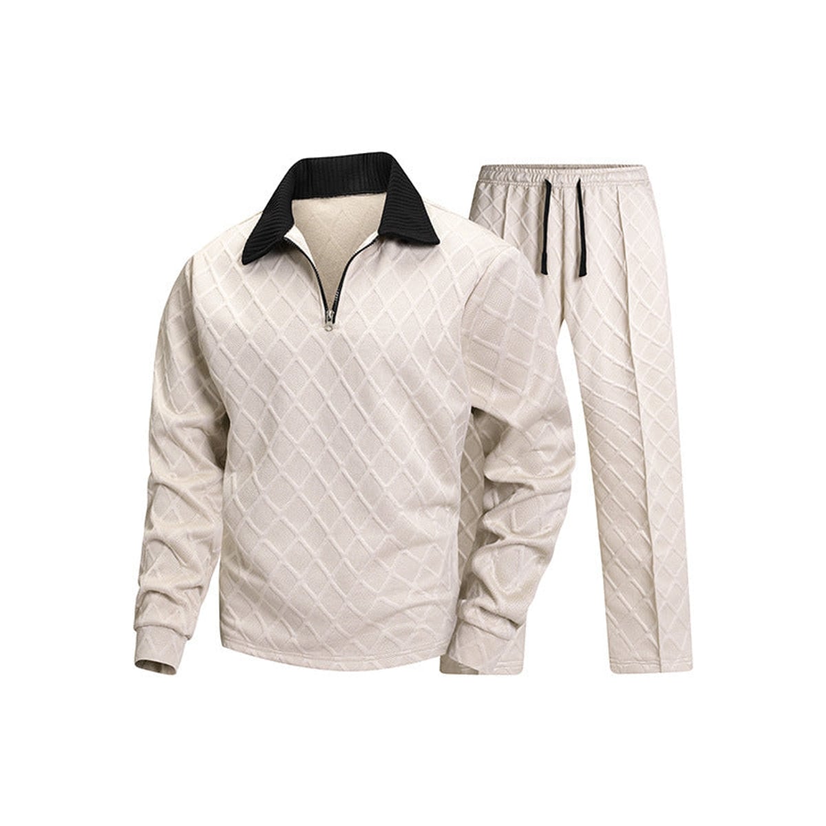 men's half-zip lounge set