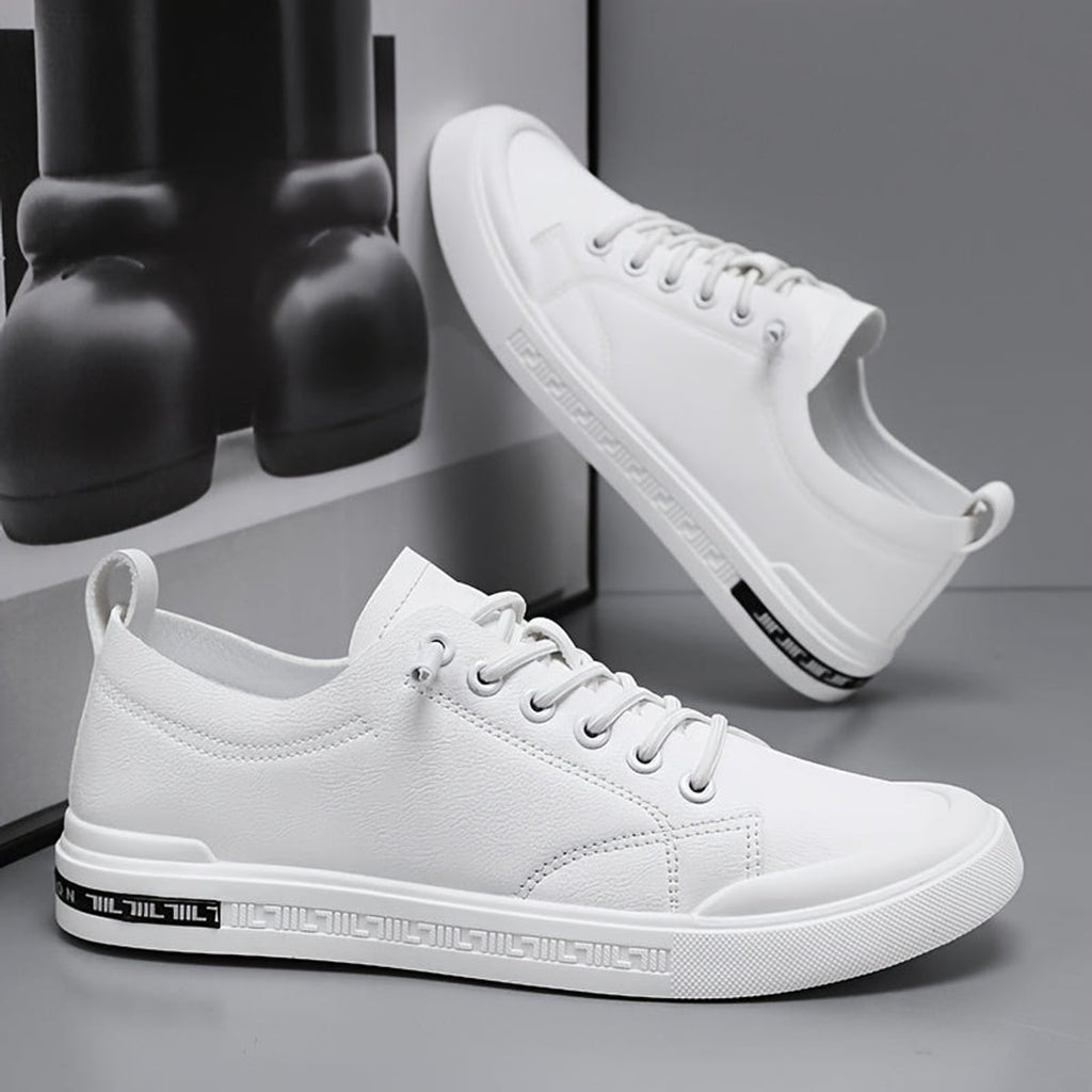 men's lace-up low top sneakers