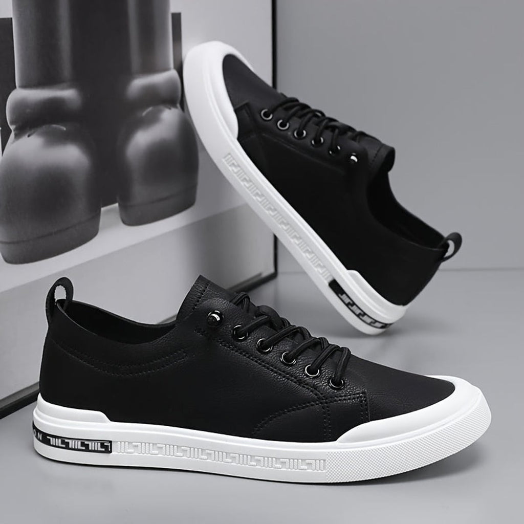 men's lace-up low top sneakers