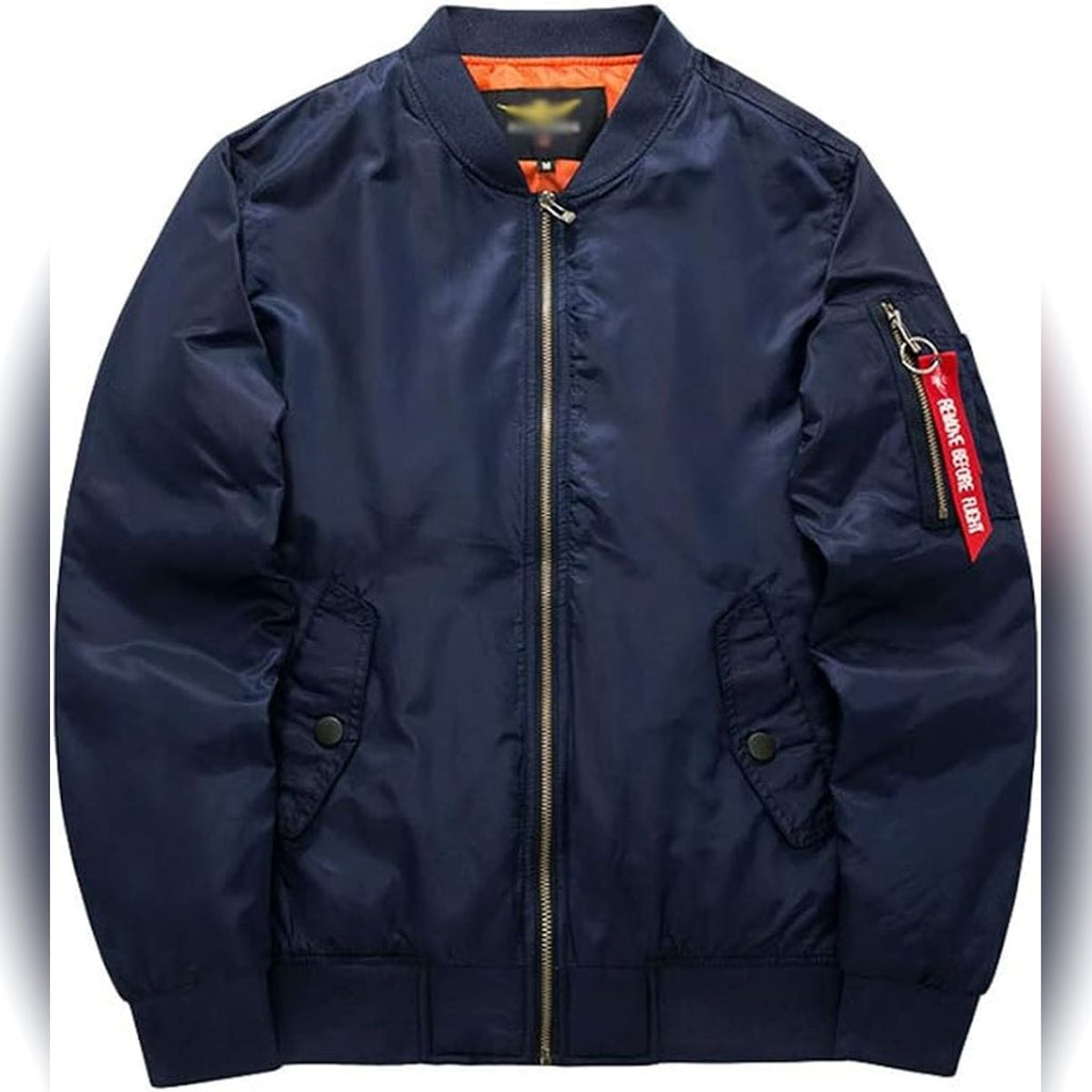 men's ma-1 bomber jacket in navy