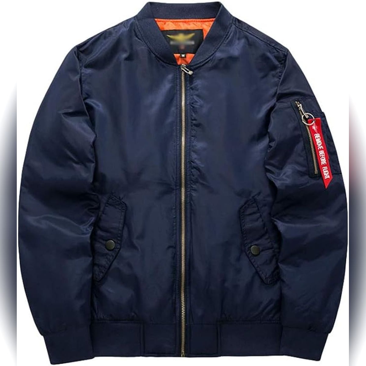 men's ma-1 bomber jacket in navy