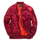 men's ma-1 bomber jacket in red