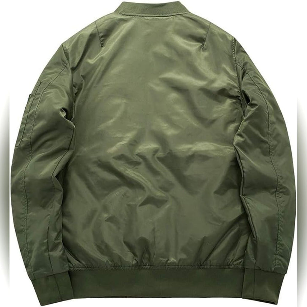 men's ma-1 bomber jacket in green