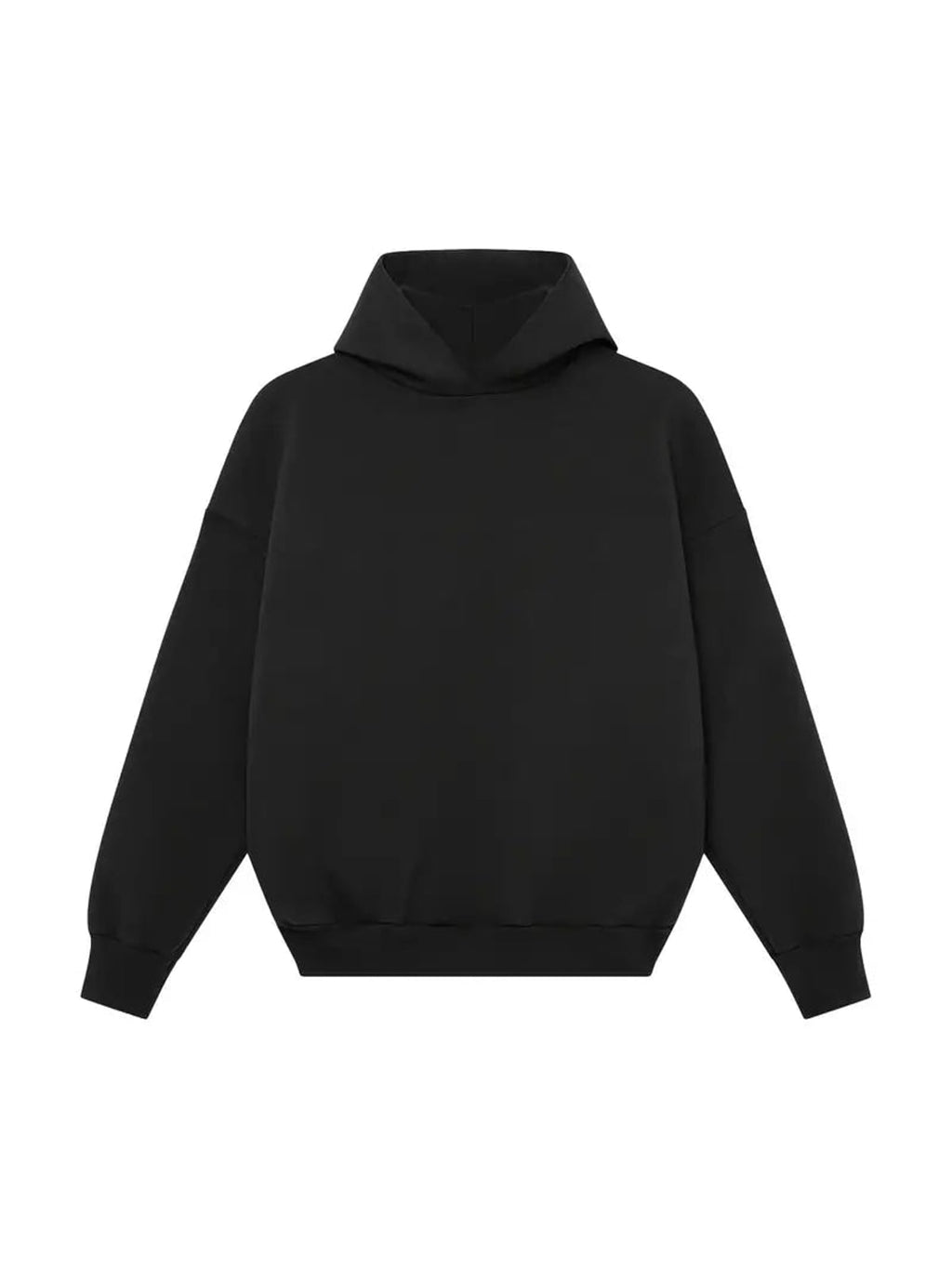 men's oversized wide leg tracksuit set in black