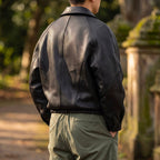 men's oversized zip-up bomber jacket