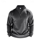 men's quarter-zip pullover sweatshirt