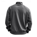 men's quarter-zip pullover sweatshirt