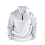 men's quarter-zip pullover sweatshirt