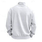 men's quarter-zip pullover sweatshirt