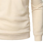 men's quarter-zip stand collar slim fit pullover