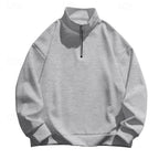 men's quarter-zip standing collar pullover