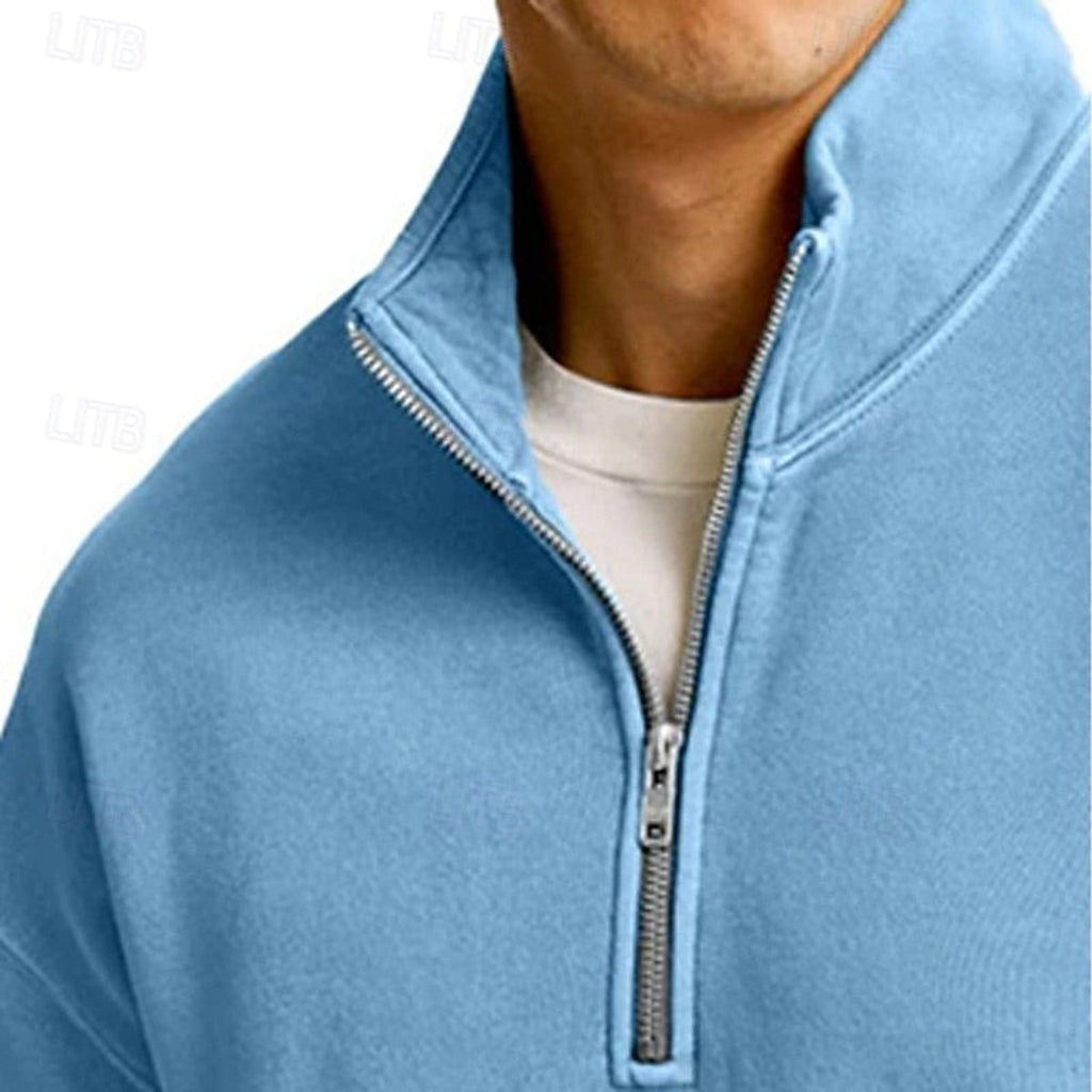 men's quarter-zip sweatshirt
