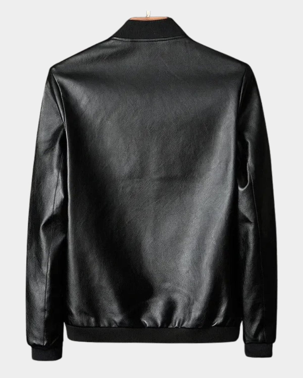 men's regular fit bomber jacket in black