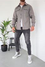 men's regular fit overshirt jacket