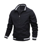 men's relaxed fit bomber jacket in black