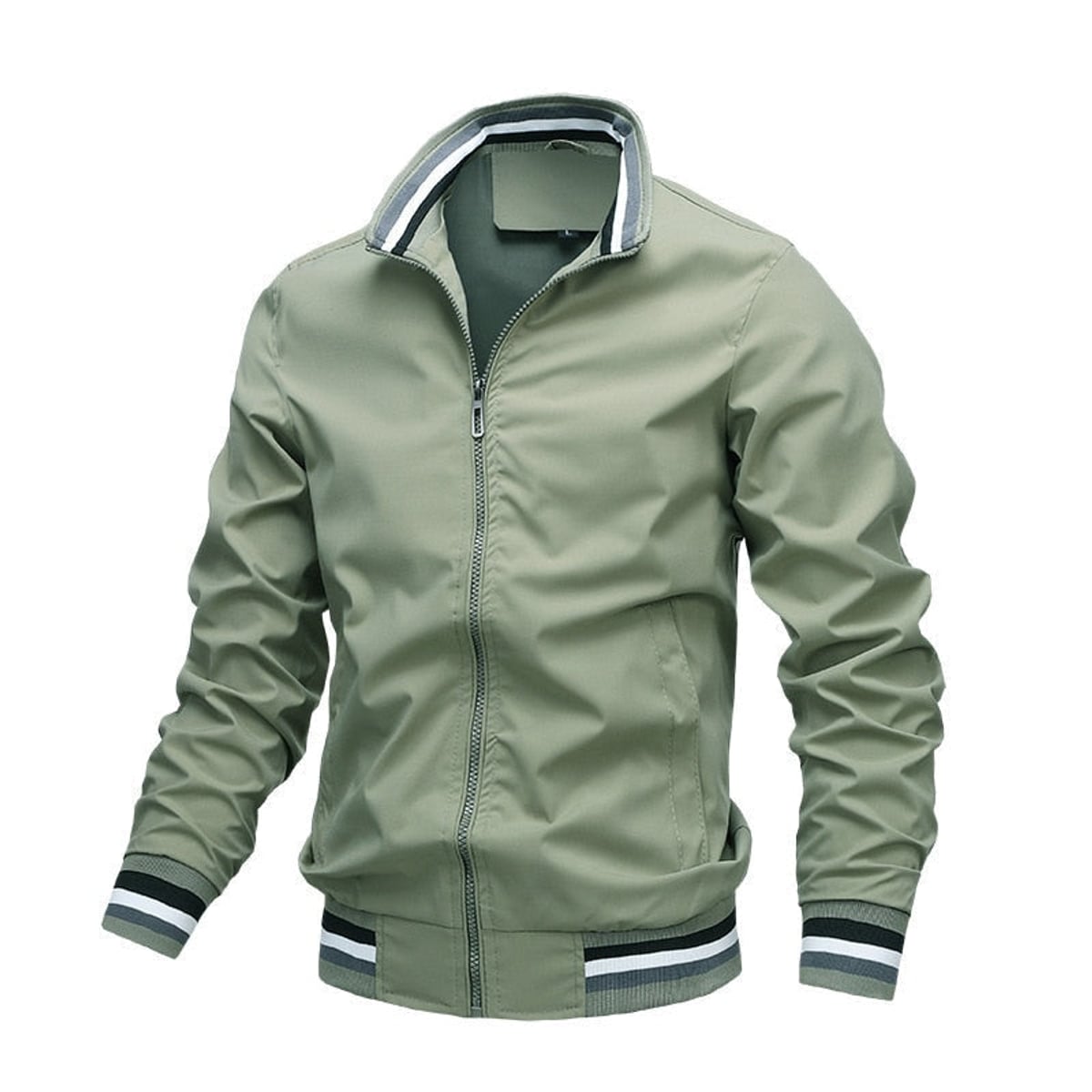 men's relaxed fit bomber jacket in green