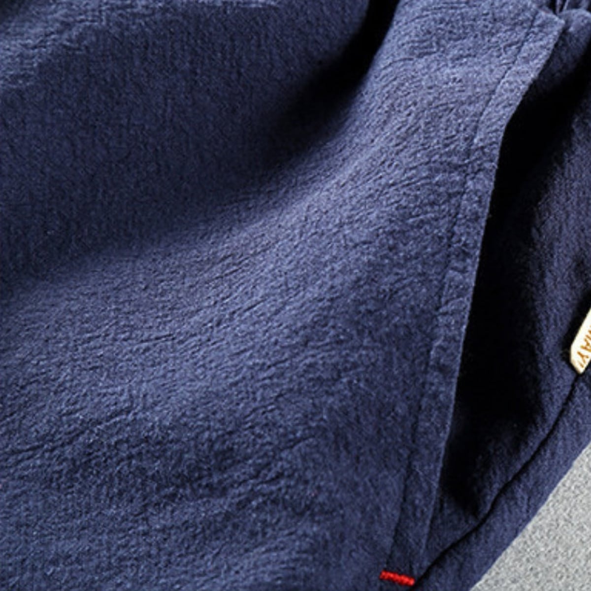 men's relaxed fit drawstring trousers