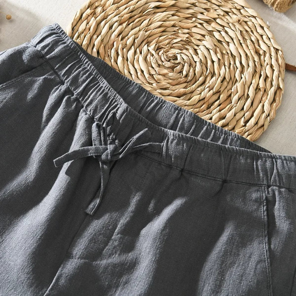men's relaxed fit japanese style trousers