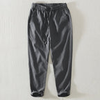 men's relaxed fit japanese style trousers in gray