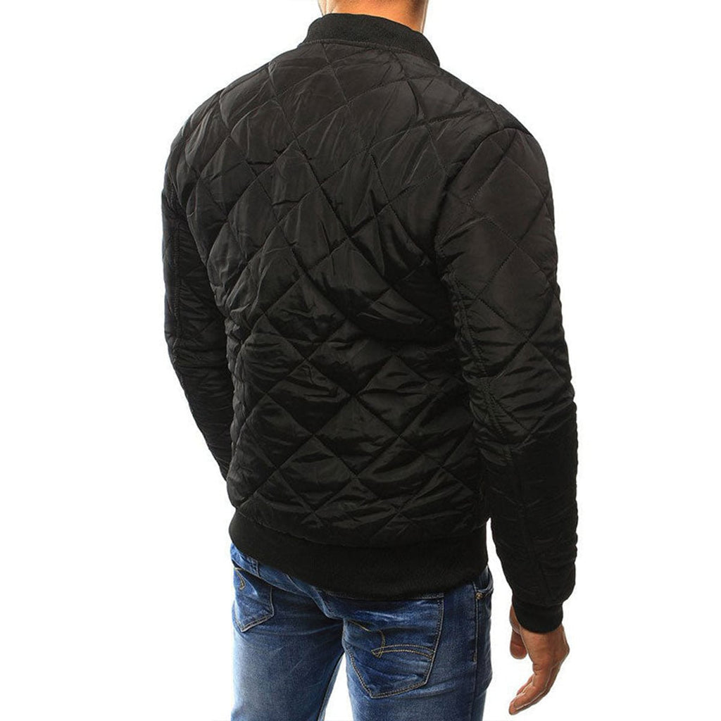 men's relaxed fit zip-up jacket