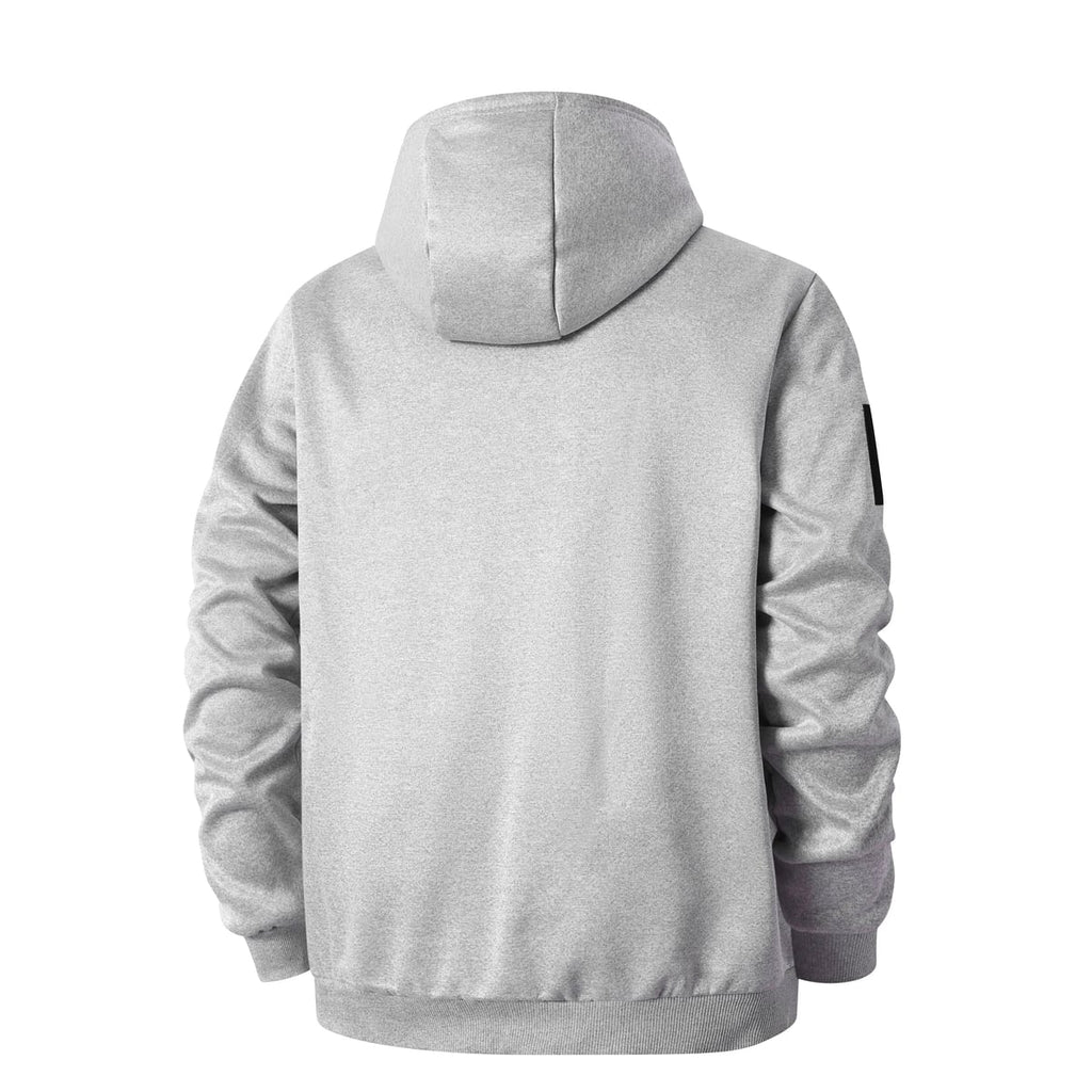 men's sherpa-lined hooded zip-up jacket