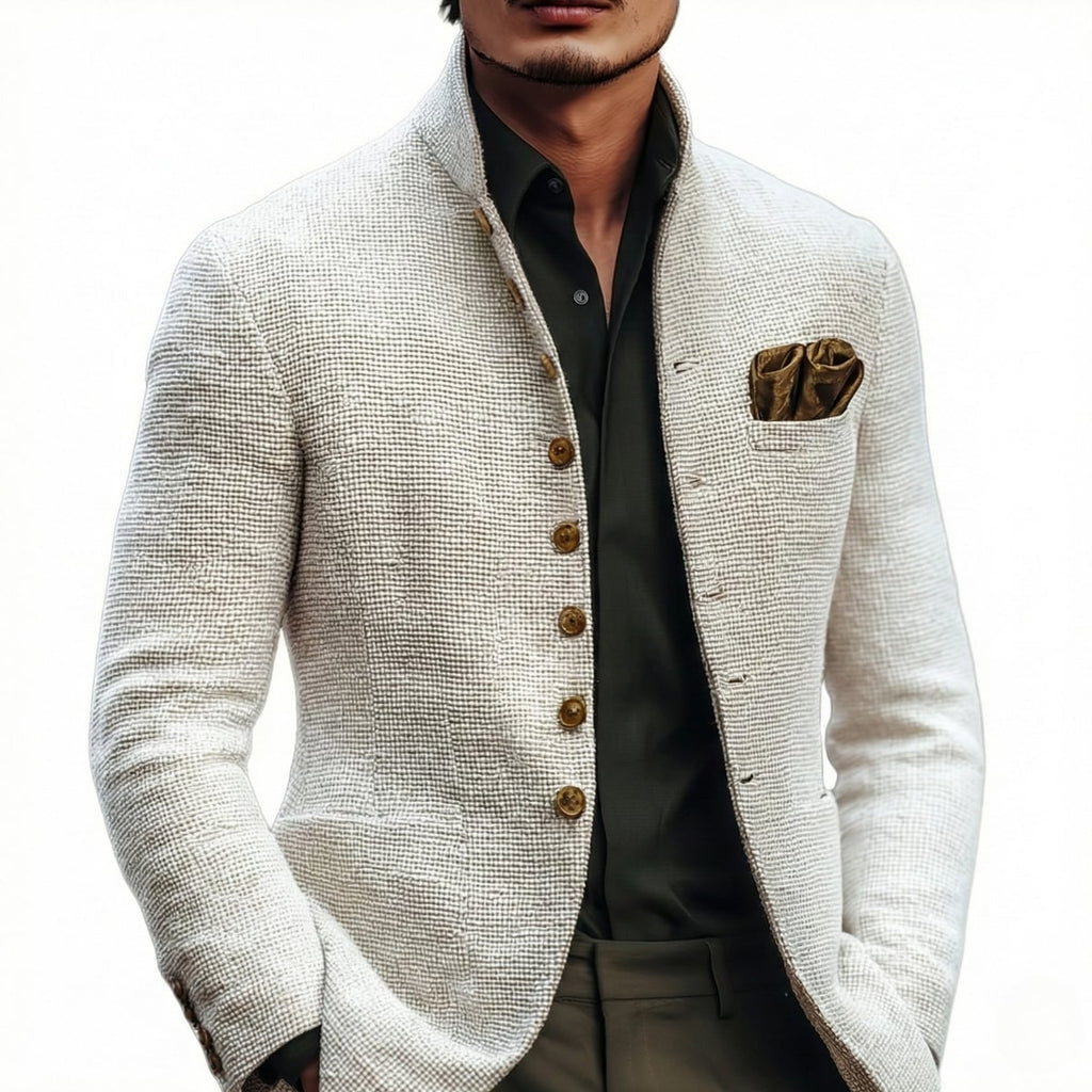 men's single breasted cardigan