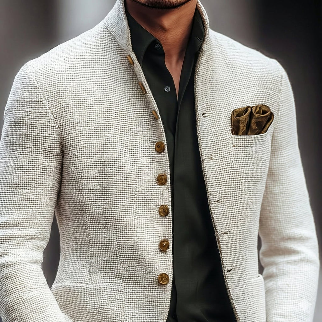 men's single breasted cardigan