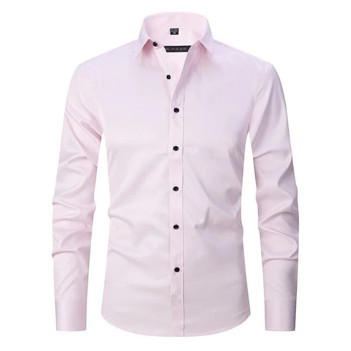 men's slim fit button shirt in pink