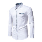 men's slim fit long sleeve polo shirt 