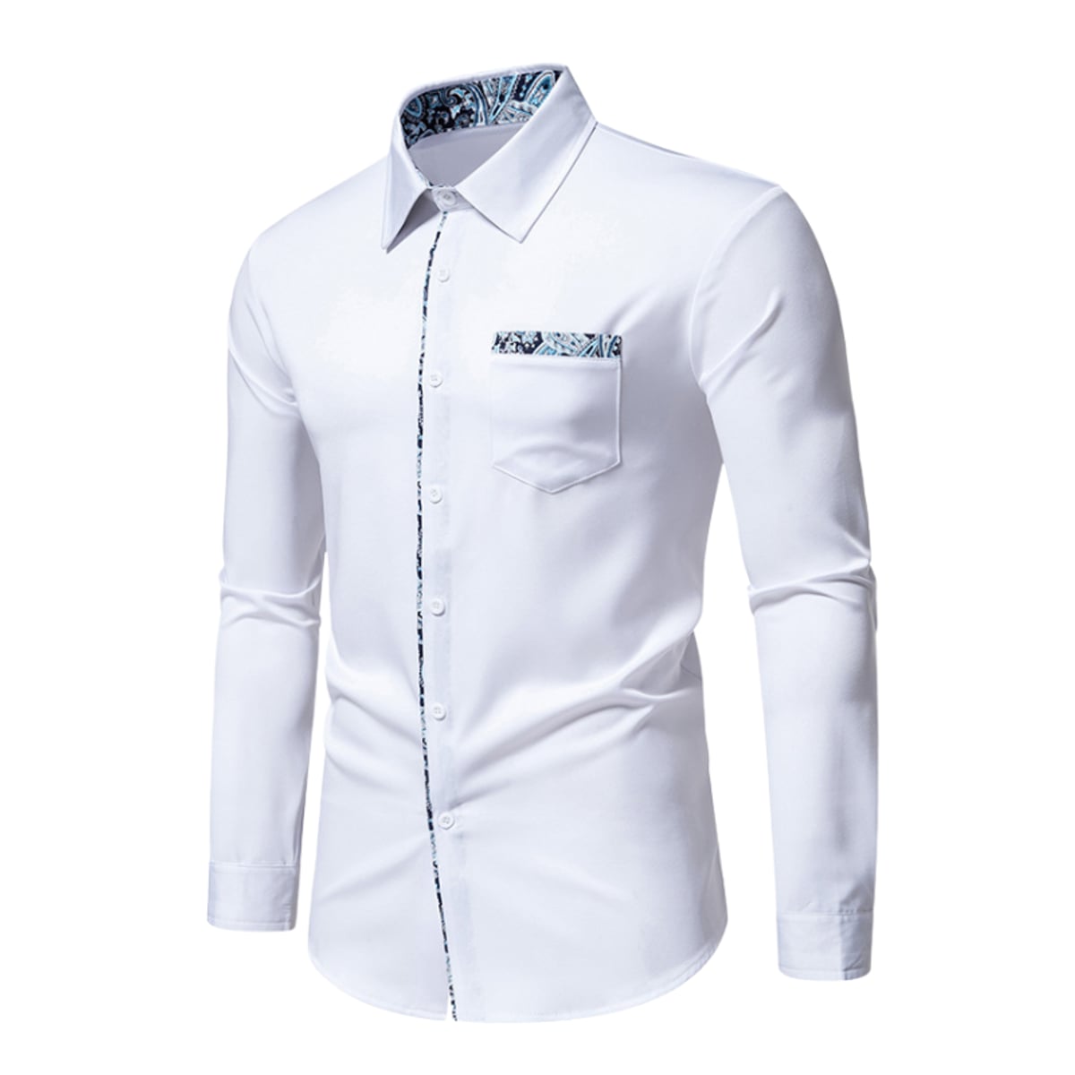 men's slim fit long sleeve polo shirt 