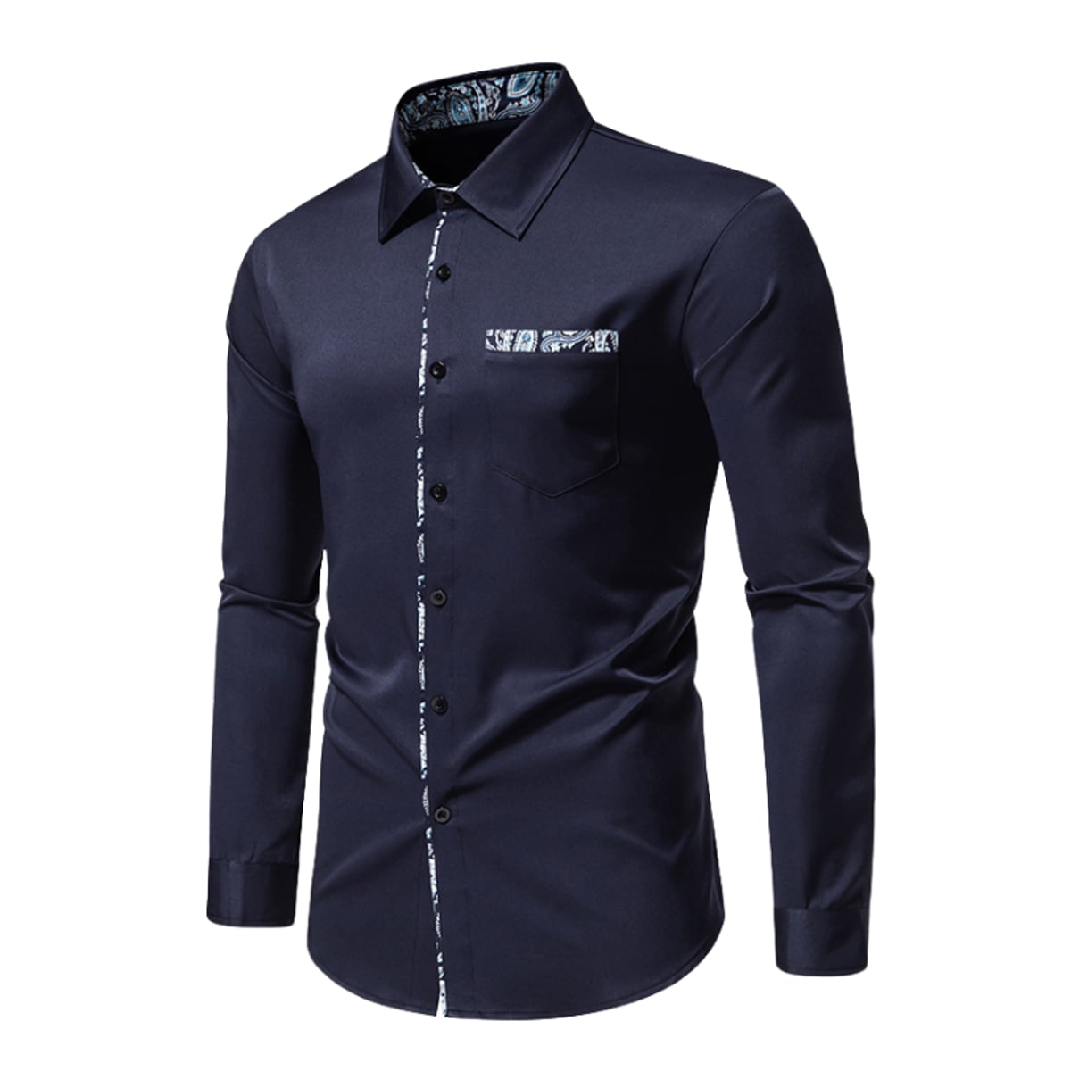 men's slim fit long sleeve polo shirt 
