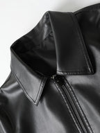men's slim fit zip-up jacket