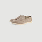 men's slip-on loafers in caramel