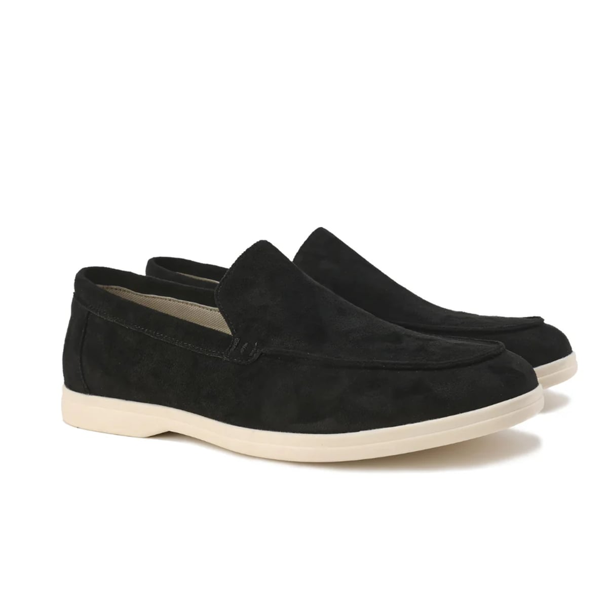 men's slip-on loafers in black