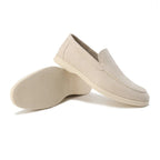men's slip-on loafers in beige