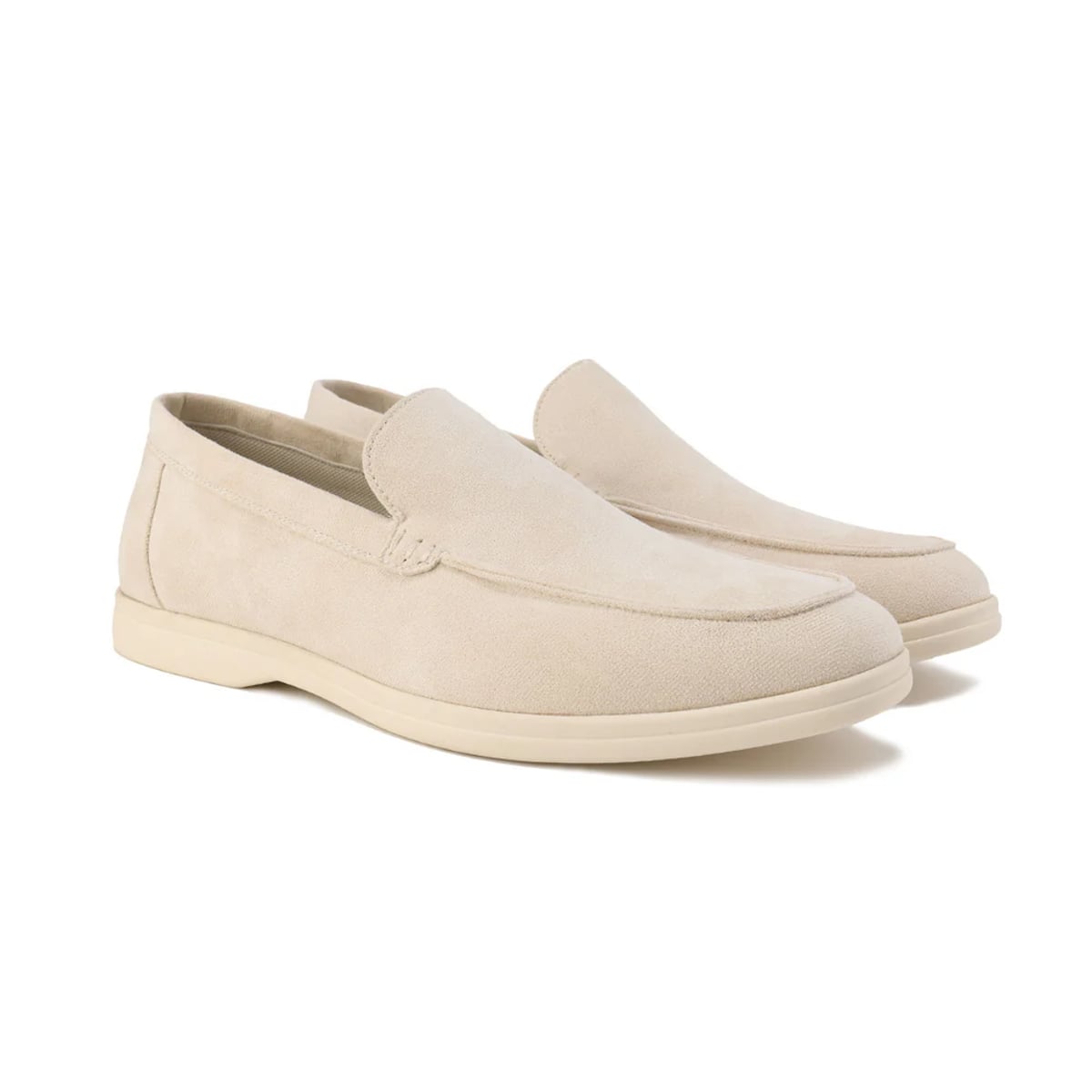 men's slip-on loafers in beige